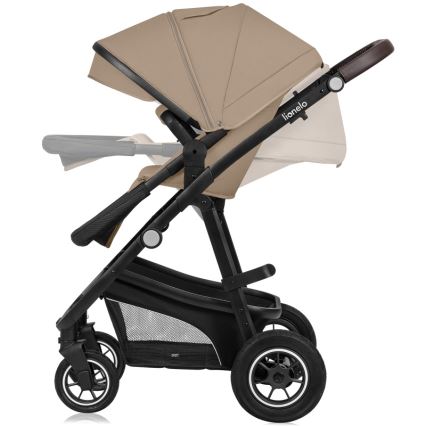 Lionelo - Kombinirana dječja kolica 3u1 BIANKA Beige Sand