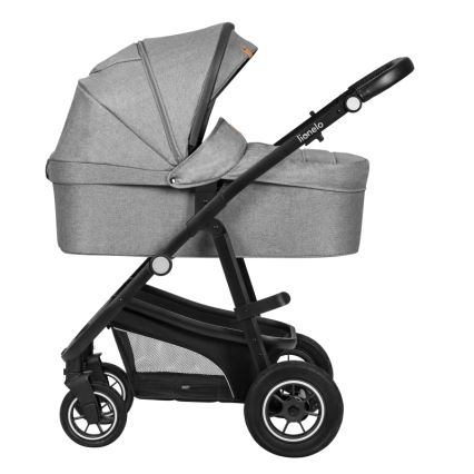 Lionelo - Kombinirana dječja kolica 3u1 BIANKA Grey Stone