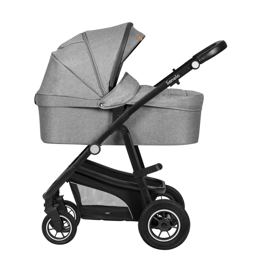 Lionelo - Kombinirana dječja kolica 3u1 BIANKA Grey Stone