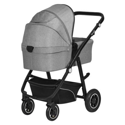 Lionelo - Kombinirana dječja kolica 3u1 BIANKA Grey Stone