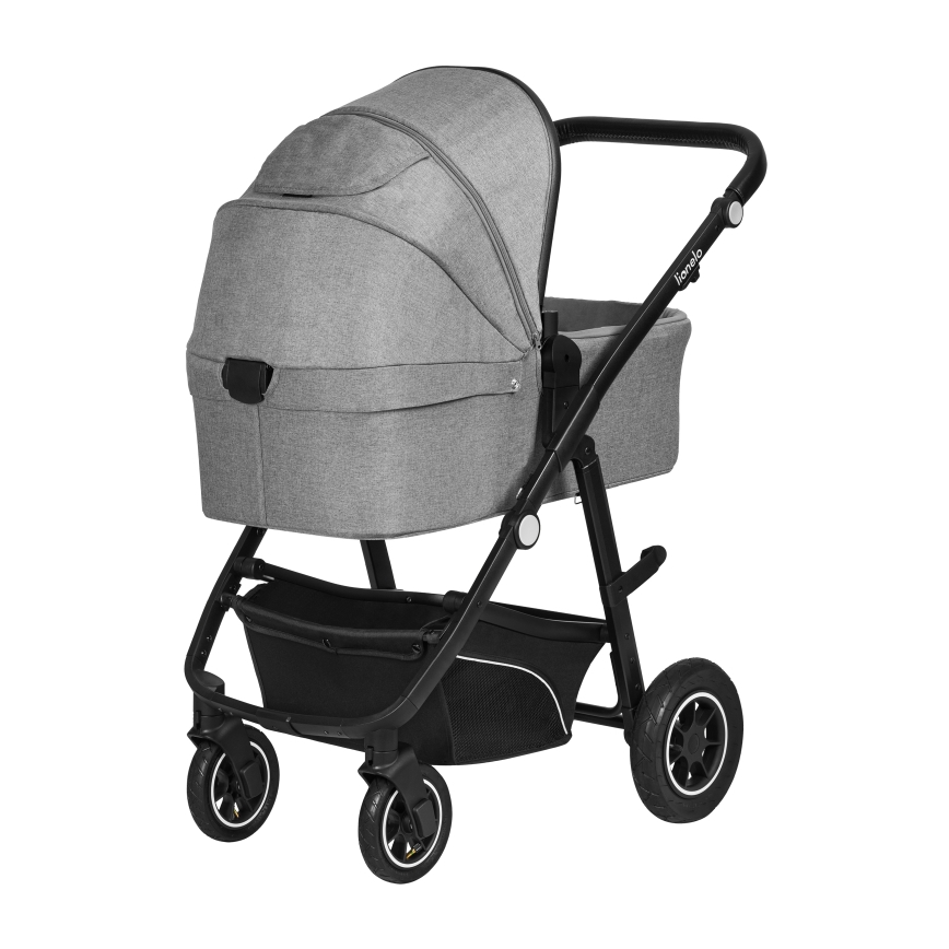Lionelo - Kombinirana dječja kolica 3u1 BIANKA Grey Stone