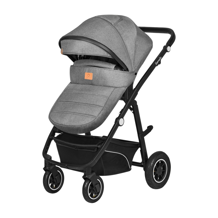 Lionelo - Kombinirana dječja kolica 3u1 BIANKA Grey Stone