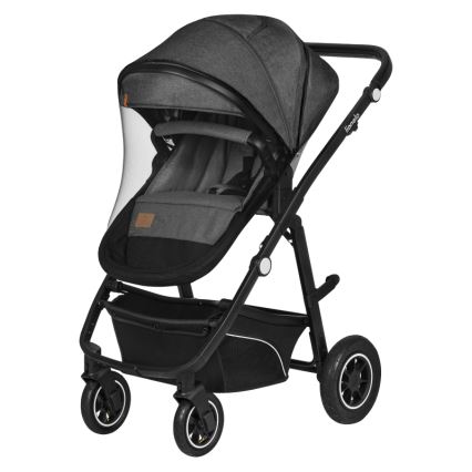Lionelo - Kombinirana dječja kolica 3u1 BIANKA Grey Stone
