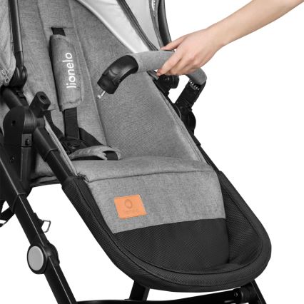 Lionelo - Kombinirana dječja kolica 3u1 BIANKA Grey Stone
