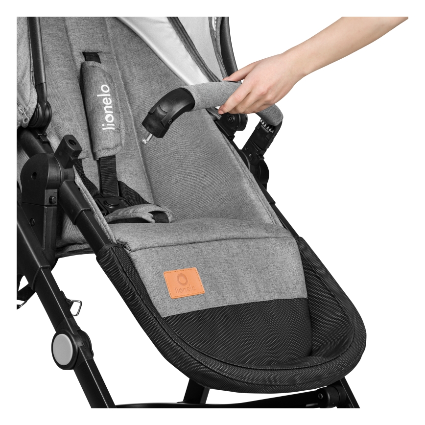 Lionelo - Kombinirana dječja kolica 3u1 BIANKA Grey Stone