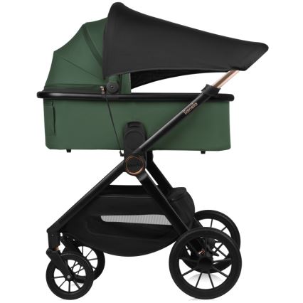 Lionelo - Kombinirana dječja kolica 3u1 LAYLA Green Forest