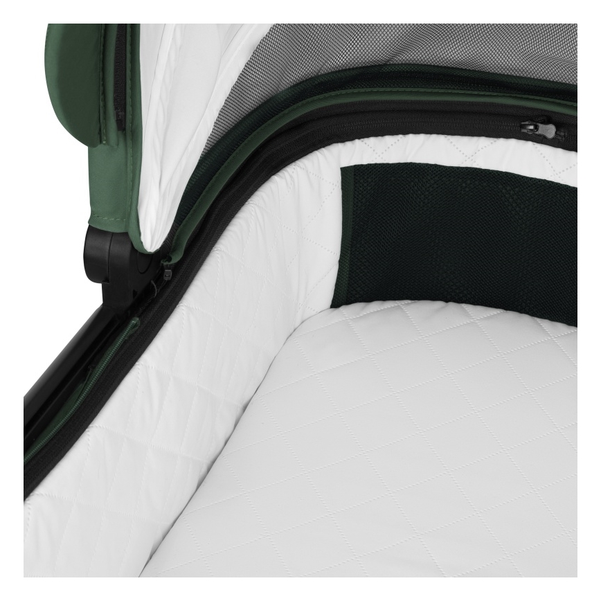 Lionelo - Kombinirana dječja kolica 3u1 LAYLA Zelena šuma