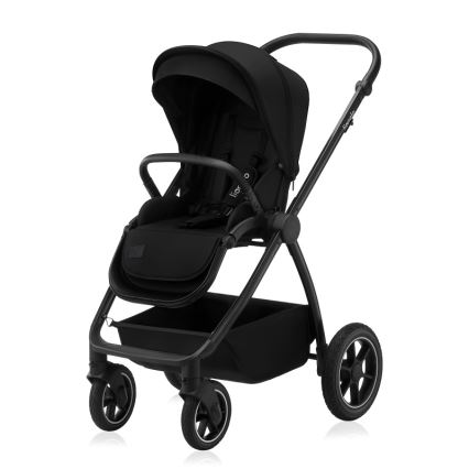 Lionelo - Kombinirana dječja kolica 3u1 MERIL Black Onyx
