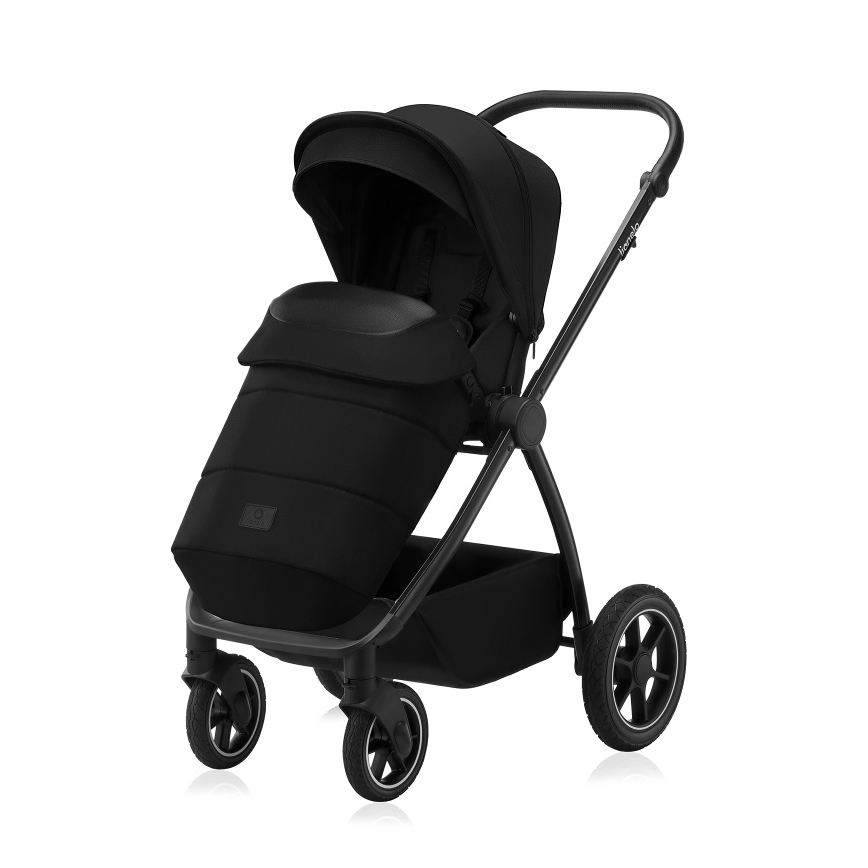 Lionelo - Kombinirana dječja kolica 3u1 MERIL Black Onyx