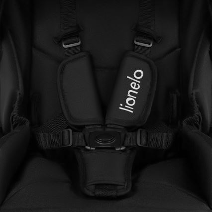 Lionelo - Kombinirana dječja kolica 3u1 MERIL Black Onyx