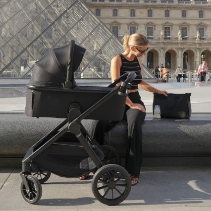 Lionelo - Kombinirana kolica 2u1 LAYLA Black Onyx
