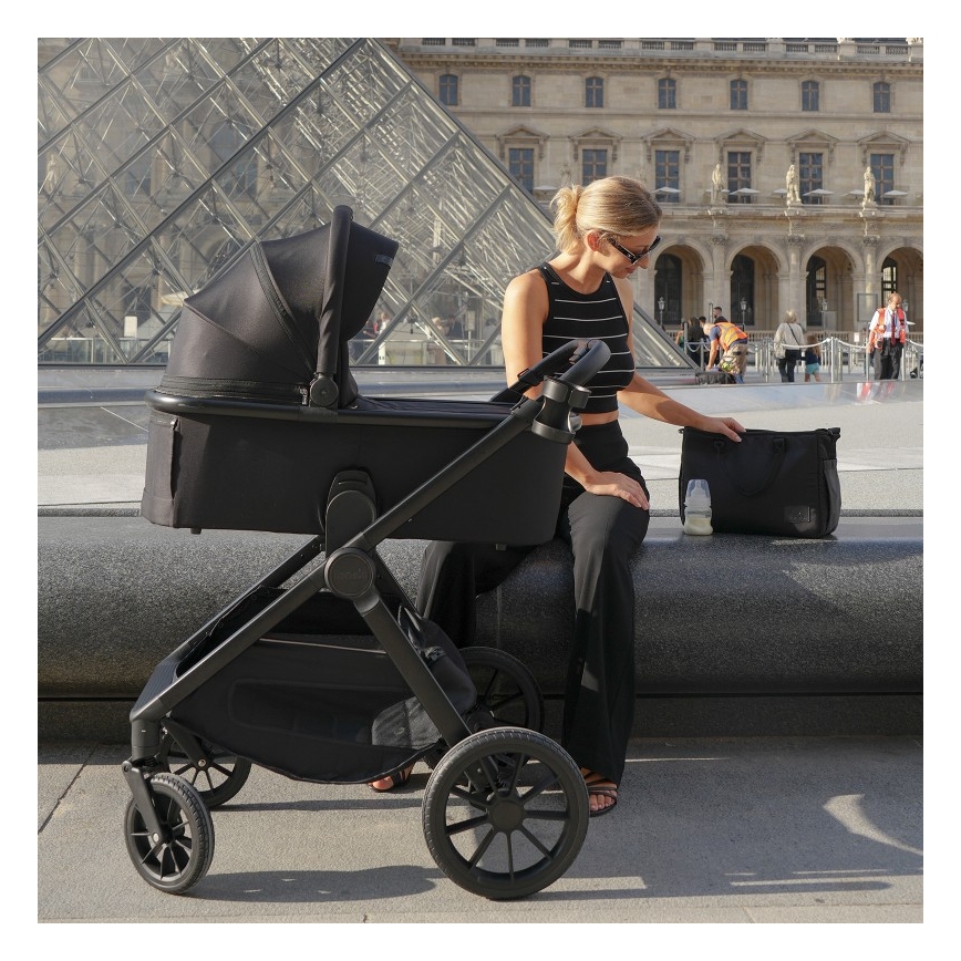 Lionelo - Kombinirana kolica 2u1 LAYLA Black Onyx