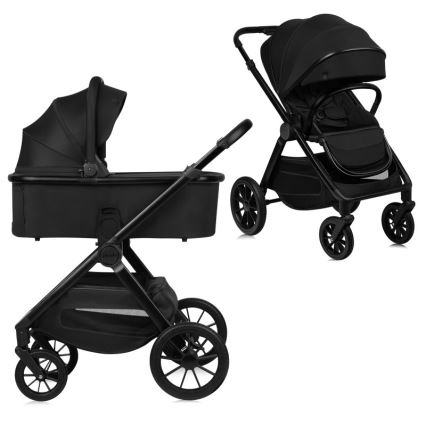 Lionelo - Kombinirana kolica 2u1 LAYLA Black Onyx