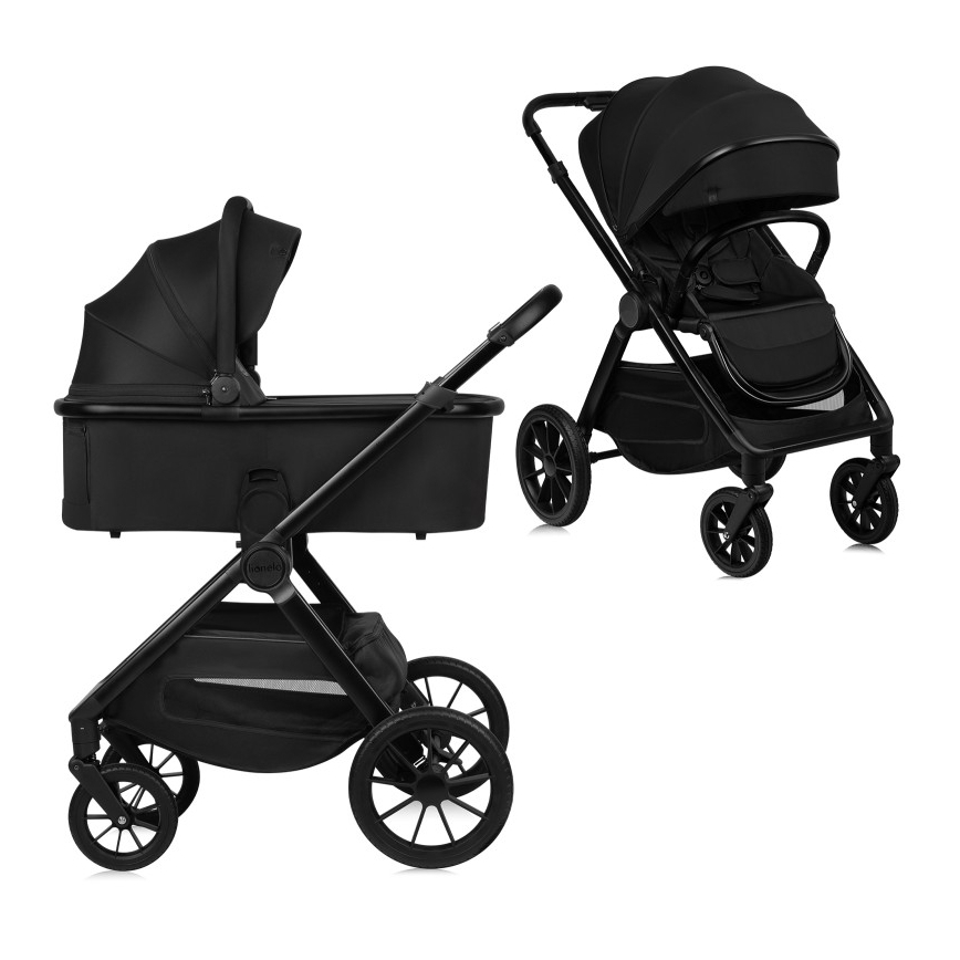 Lionelo - Kombinirana kolica 2u1 LAYLA Black Onyx
