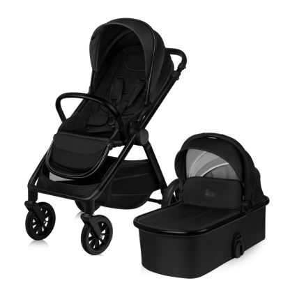 Lionelo - Kombinirana kolica 2u1 LAYLA Black Onyx
