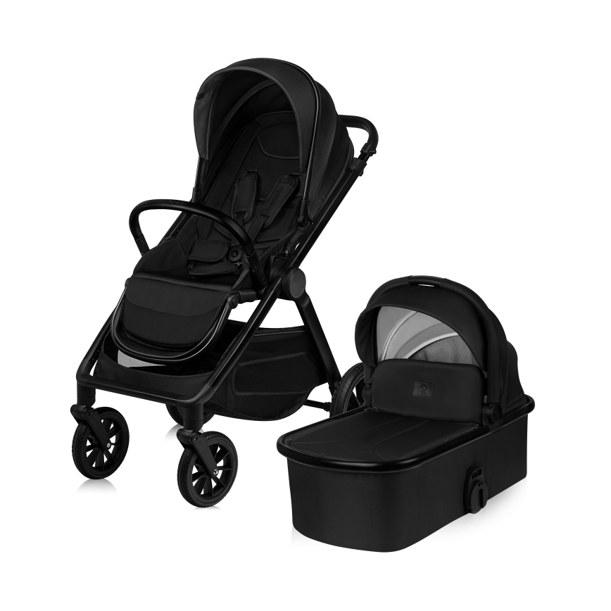 Lionelo - Kombinirana kolica 2u1 LAYLA Black Onyx