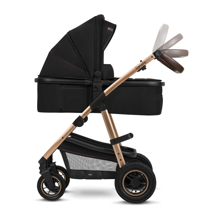 Lionelo - kombinirana kolica 3u1 AMBER Black Onyx