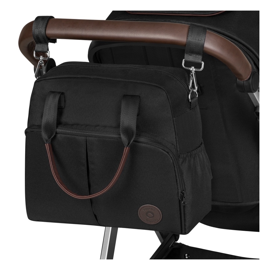 Lionelo - Kombinirana kolica 3u1 AMBER crno-srebrna