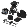 Lionelo - Kombinirana kolica 3u1 BIANKA Black Onyx