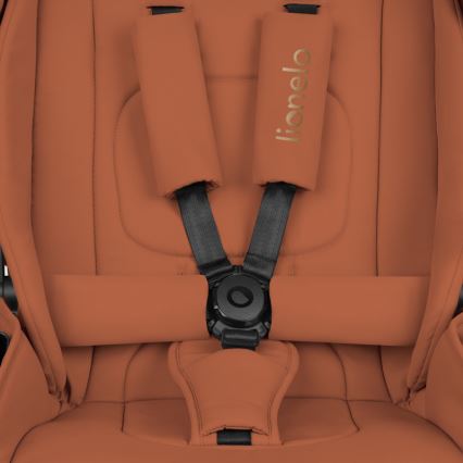 Lionelo - Kombinirana kolica 3u1 MIKA PLUS Brown Rust