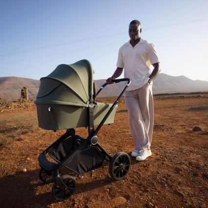 Lionelo - Kombinirana kolica 3u1 MIKA PLUS maslinasto zelena