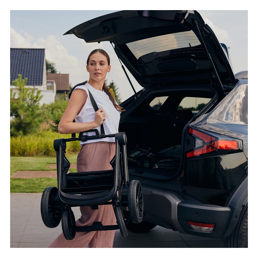 Lionelo - Kombinirana kolica 3u1 MIKA PLUS maslinasto zelena