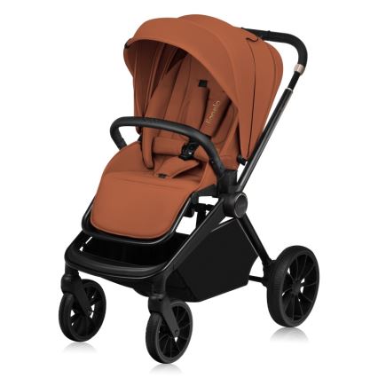 Lionelo - Kombinirani kolica 2u1 MIKA PLUS Brown Rust