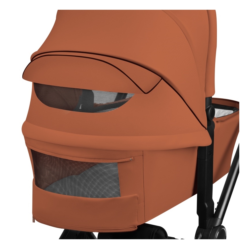 Lionelo - Kombinirani kolica 2u1 MIKA PLUS Brown Rust