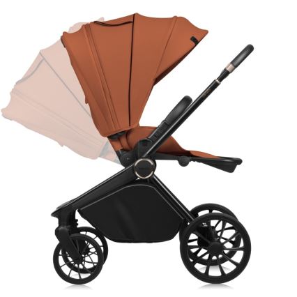 Lionelo - Kombinirani kolica 2u1 MIKA PLUS Brown Rust