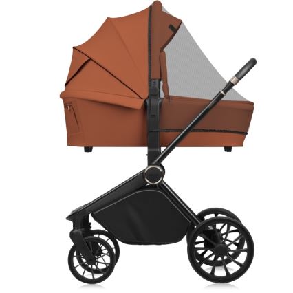 Lionelo - Kombinirani kolica 2u1 MIKA PLUS Brown Rust