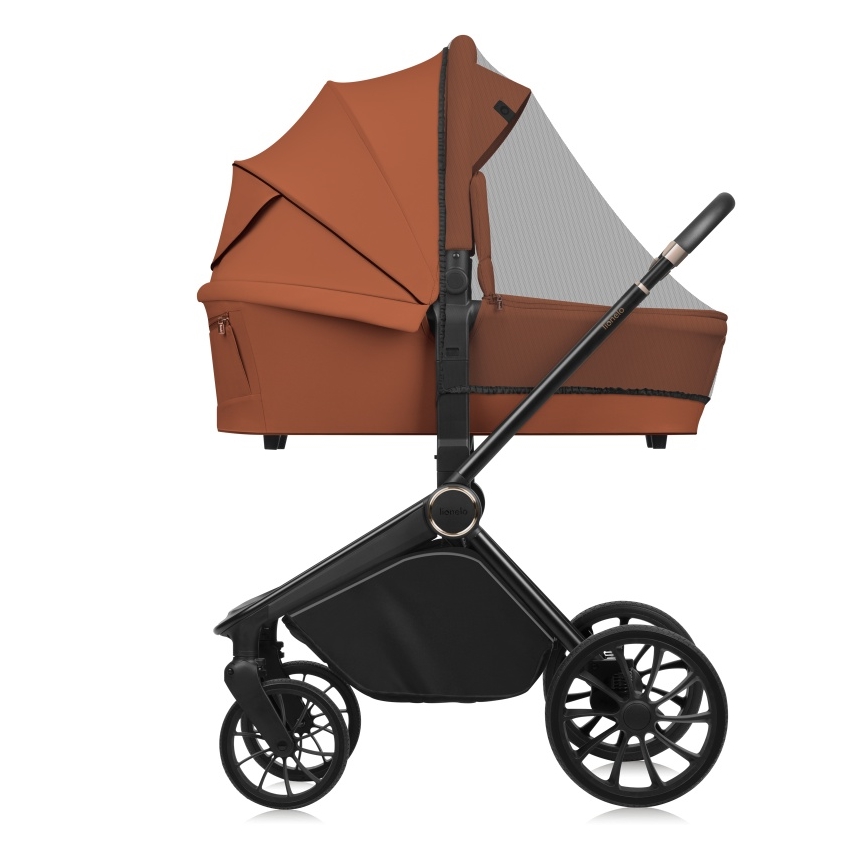 Lionelo - Kombinirani kolica 2u1 MIKA PLUS Brown Rust