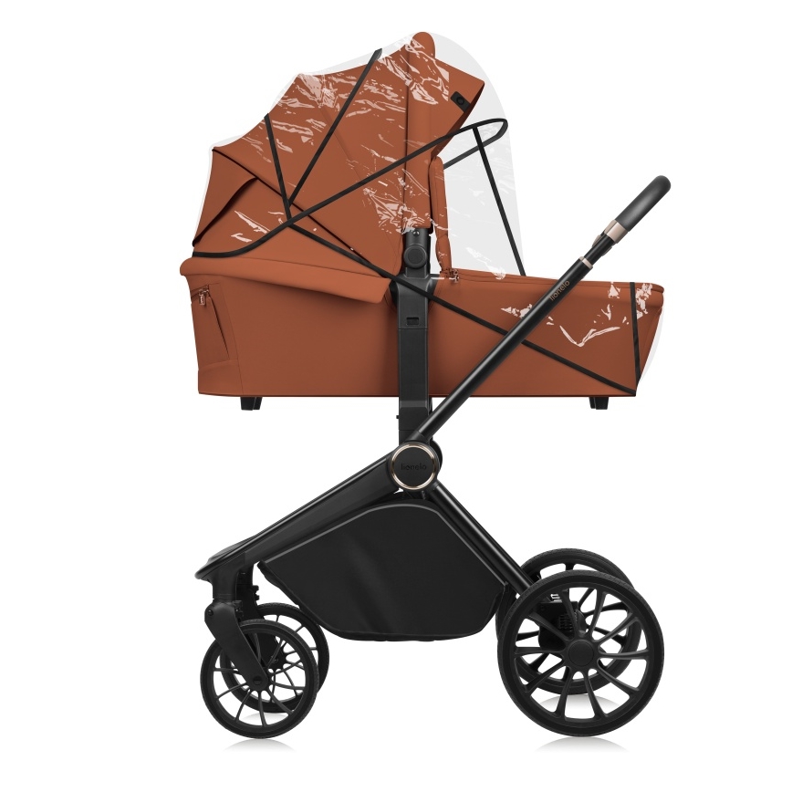 Lionelo - Kombinirani kolica 2u1 MIKA PLUS Brown Rust