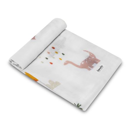 Lionelo - KOMPLET 3x bambusnih pelena BAMBOO SET 70x70 cm Dino
