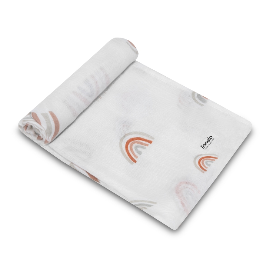 Lionelo - KOMPLET 3x bambusovih tetra pelena BAMBOO SET 70x70 cm Rainbow