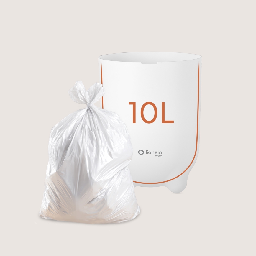 Lionelo - Koš za pelene PUREBIN 10 l Bijela