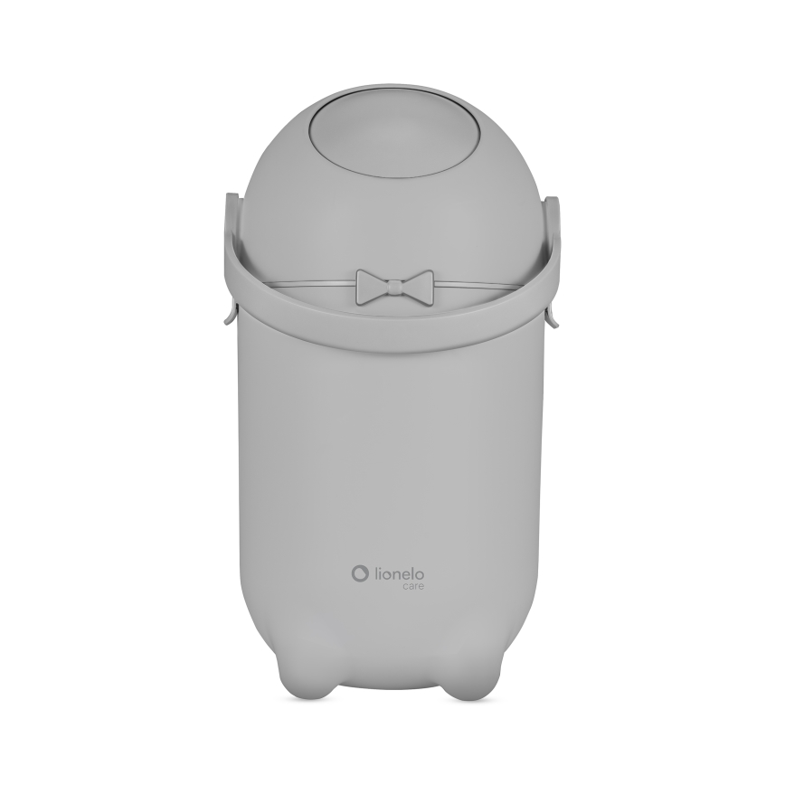 Lionelo - Koš za pelene PUREBIN 10 l siva