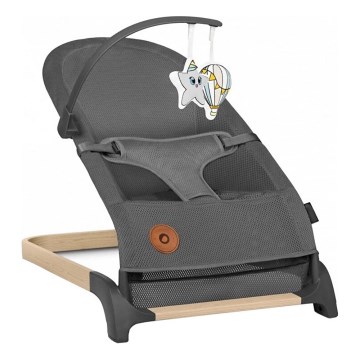 Lionelo - Ljuljačka za bebe JUNE siva