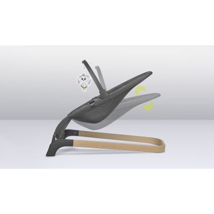 Lionelo - Ljuljačka za bebe JUNE siva