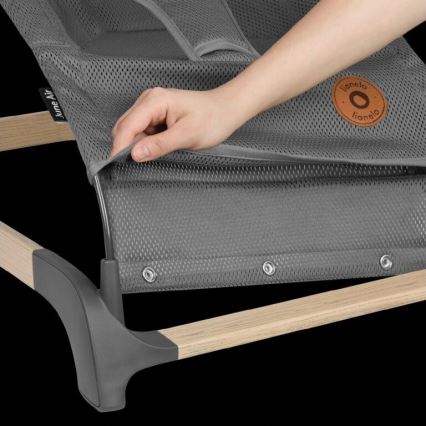 Lionelo - Ljuljačka za bebe JUNE siva