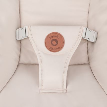 Lionelo - Ljuljačka za bebe s melodijom OLIVIA Beige Natural + daljinsko upravljanje