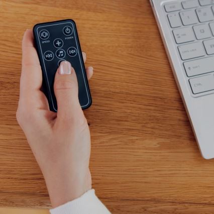 Lionelo - Ljuljačka za bebe s melodijom RIO 4xC Beige Latte + daljinski upravljač