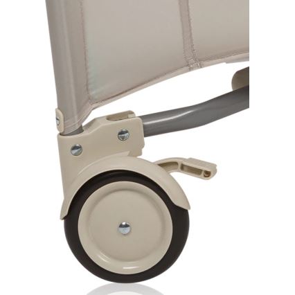 Lionelo - Ograda za igru MILLE PLUS sivo-bež