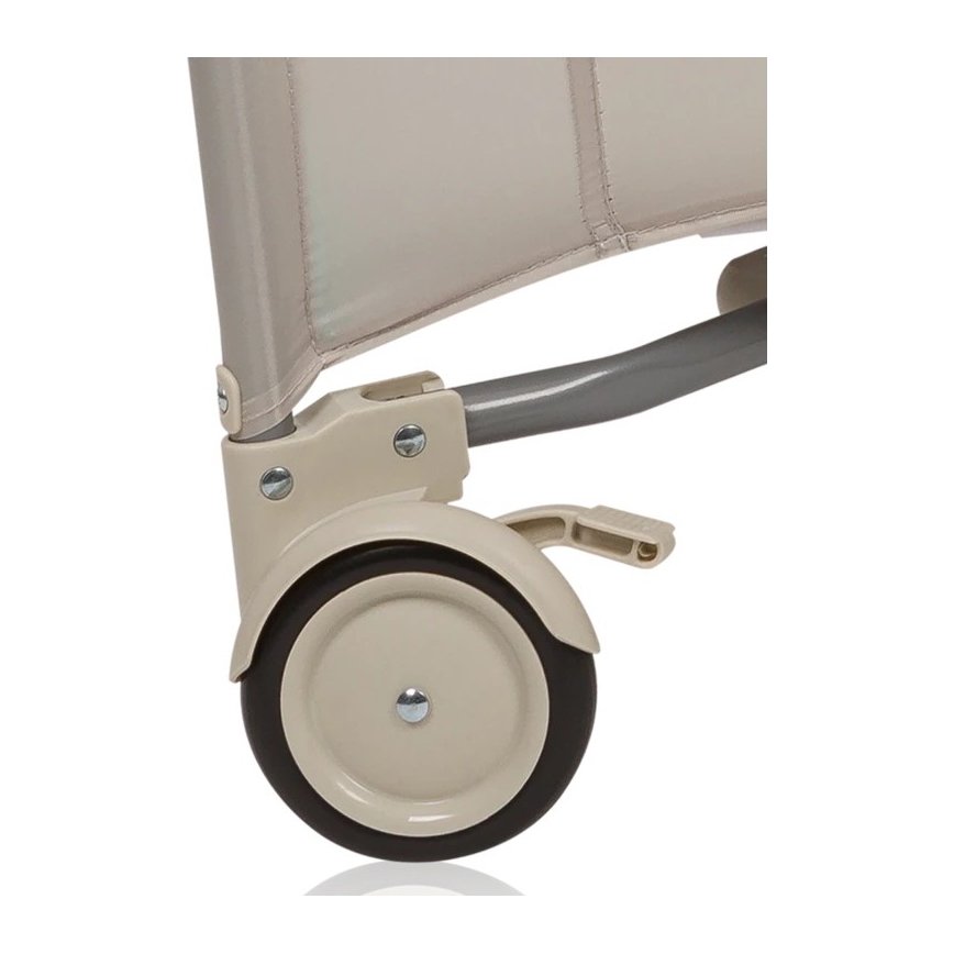 Lionelo - Ograda za igru MILLE PLUS sivo-bež