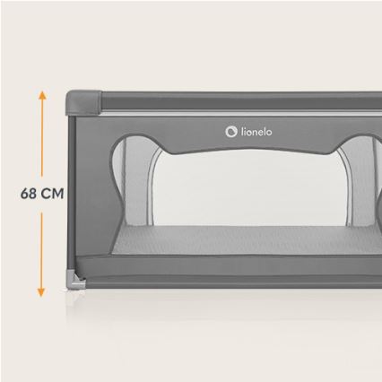 Lionelo - Ograda za igru WILLOW siva