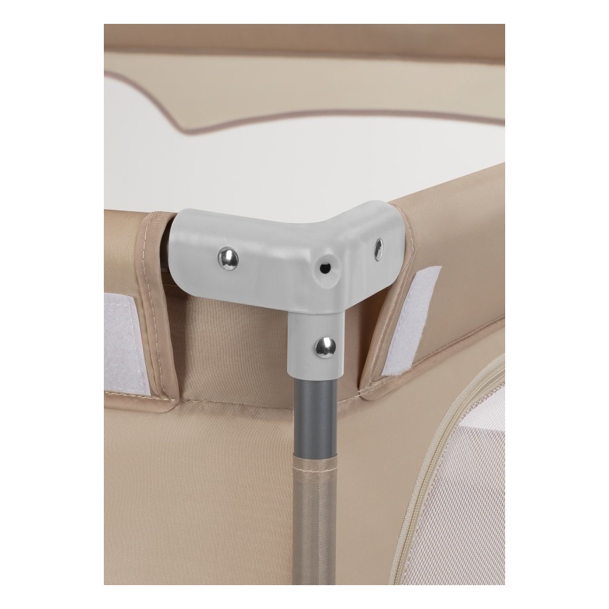 Lionelo - Ogradica za igru FLORENCE, bež pijesak