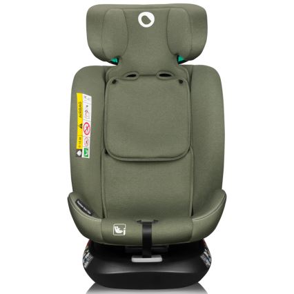 Lionelo - Rotirajuća autosjedalica s bazom BASTIAAN ONE i-Size 40-150 cm, maslinasto zelena