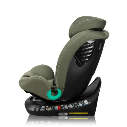 Lionelo - Rotirajuća autosjedalica s bazom BASTIAAN ONE i-Size 40-150 cm, maslinasto zelena