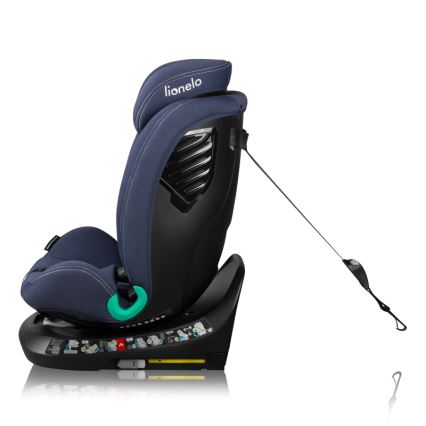 Lionelo - Autosjedalica s rotirajućom bazom BASTIAAN ONE i-Size 40-150 cm teget