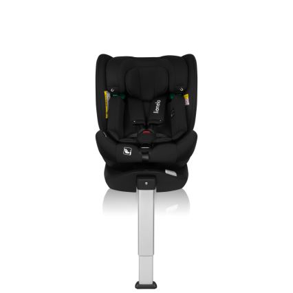 Lionelo - Autosjedalica s rotirajućom bazom BRAAM AIR i-Size 40-150 cm Crni karbon