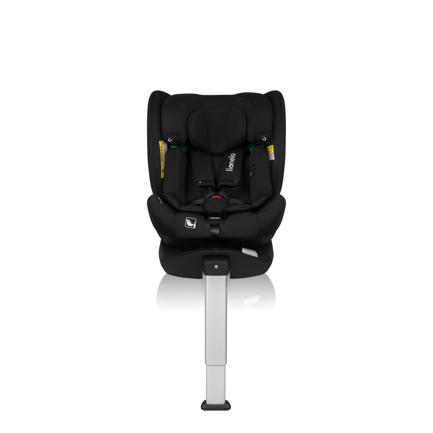 Lionelo - Autosjedalica s rotirajućom bazom BRAAM AIR i-Size 40-150 cm Crni karbon